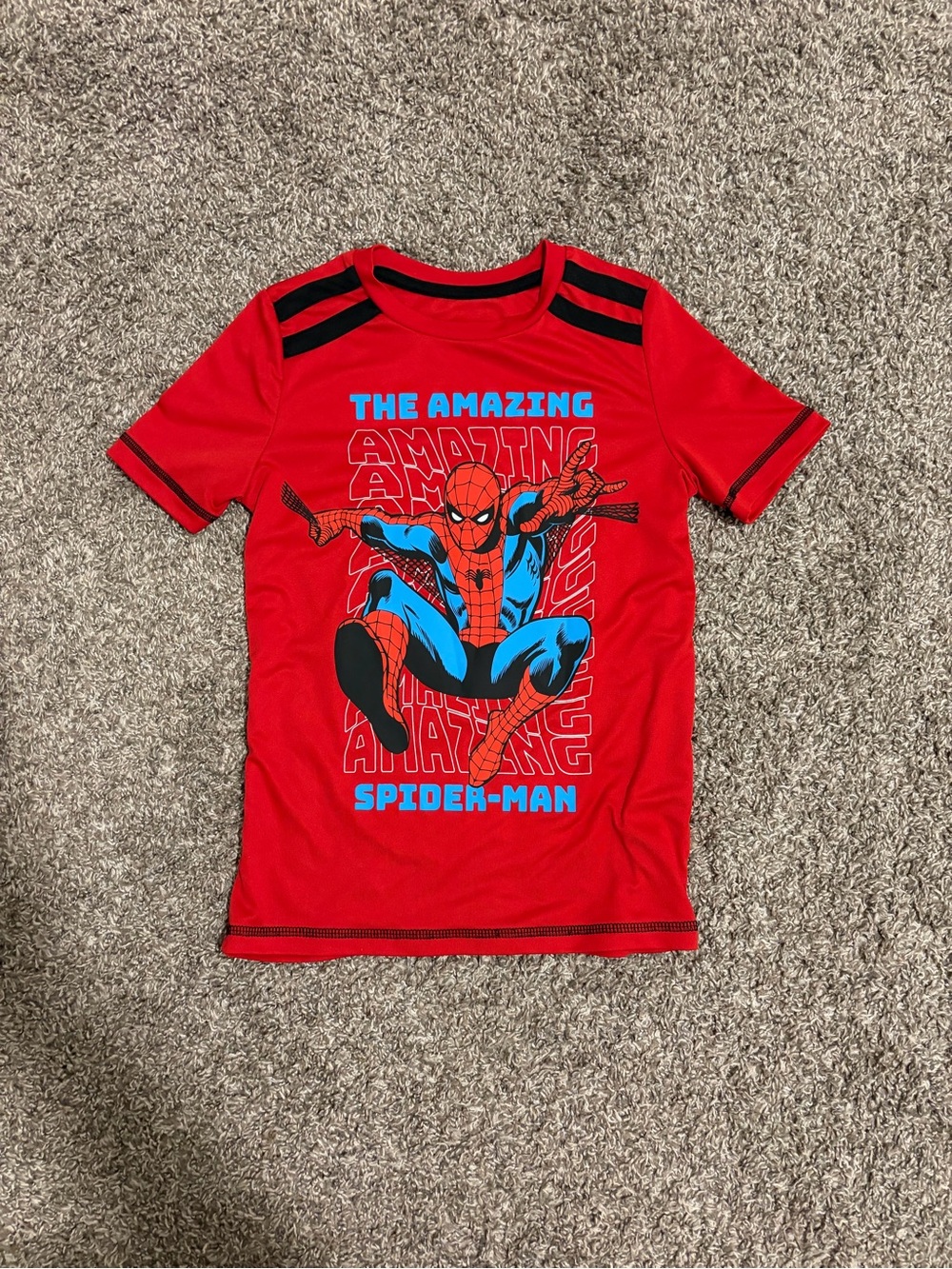 The Amazing Spider-Man Red Kids Graphic Tee